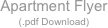 Apartment Flyer
(.pdf Download)
