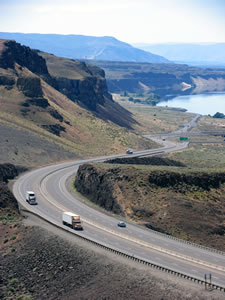 I-90 near the Gorge
