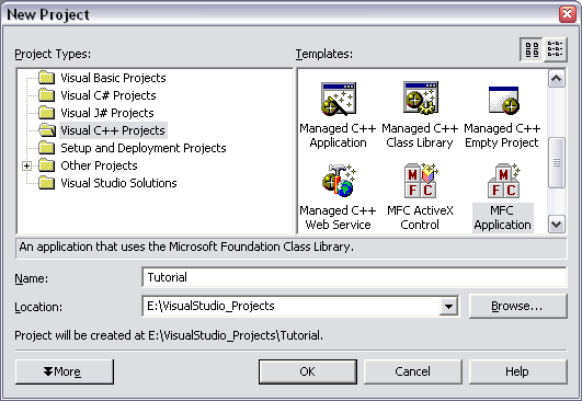 Figure 1.1 - New Dialog Project