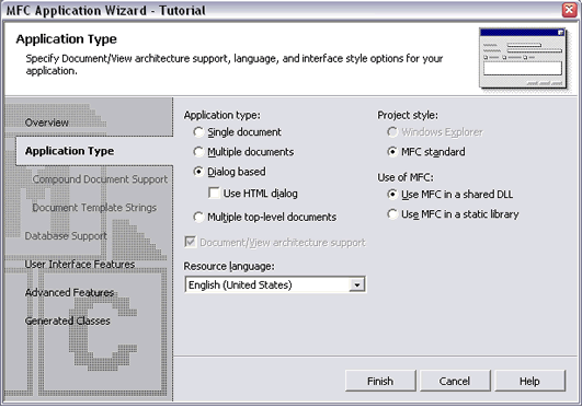 Figure 1.2 - App Wizard