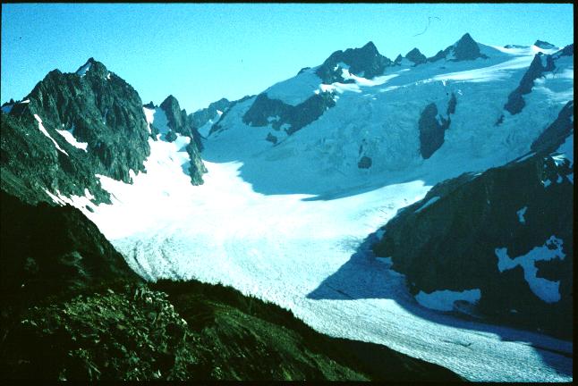 Blue Glacier, Olympic Peninsula, Washington, in September 1995.