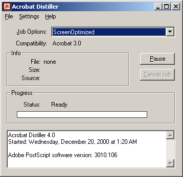 Adobe Acrobat Distiller 4 0