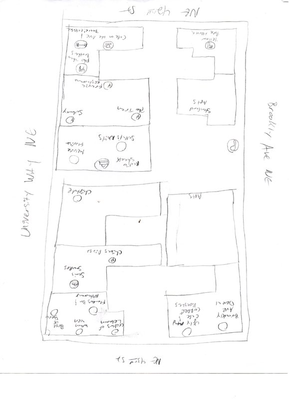 Hand Drawn Map of Block 15