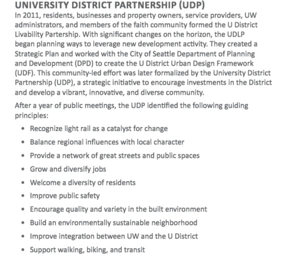 University District Partnership