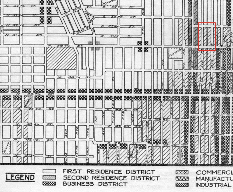 Seattle 1923 Zoning Map: Plate 2