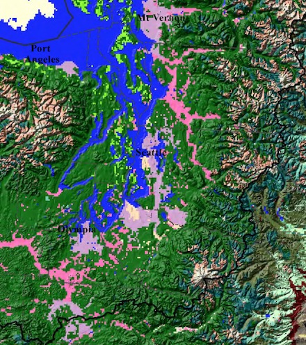 Columbia River Basin historic wildlife-habitat types: (U.S. portion with all of OR and WA)
