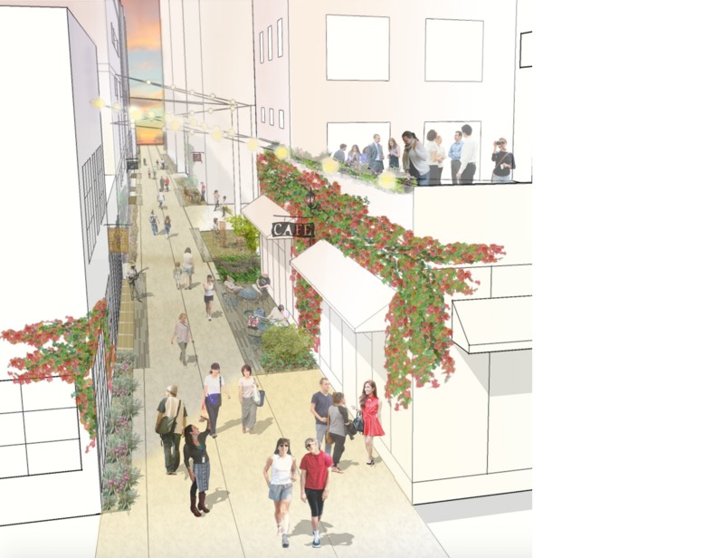 University District Alley Activation<br />
Street Design Concept Plan
