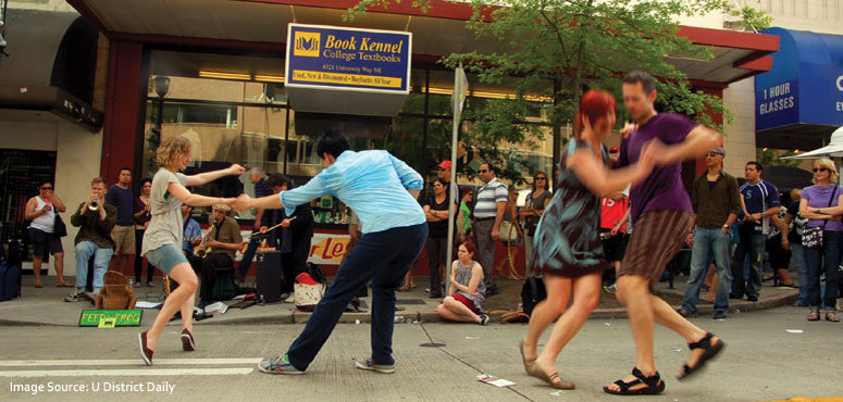 Dancers on U District