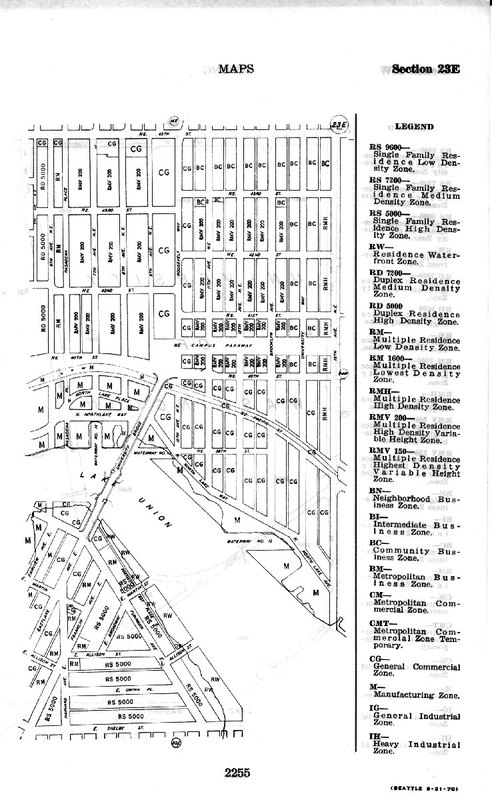 Section 23E zoning [1973 Municipal Code zoning map updated through ordinance 102076]