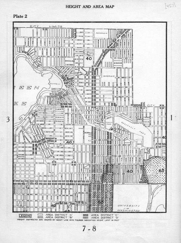 Plate 2 / height and area map [1923 zoning]