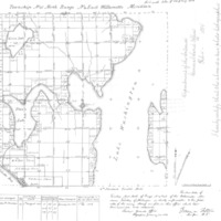 Georeferenced General Land Office Plat Map, Cadastral Survey 25-4e-A, Township 25 North, Range 4 East, Willamette Meridian, WA