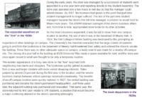 Screenshot of Online History of the UW Bookstore