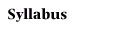 syllabus