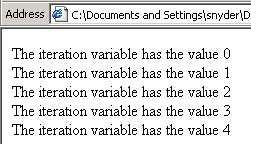 basic iteration
