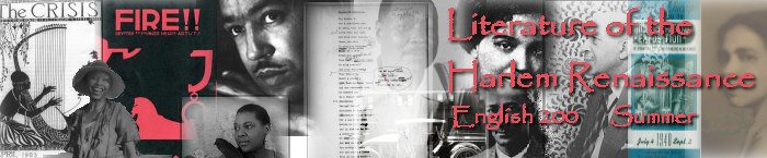 Top Logo for English 200: Literature of the Harlem Renaissance