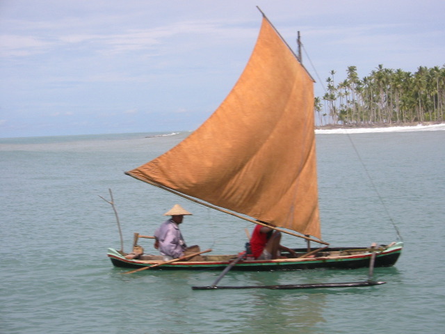80% of people in Sirombu make their living off fishing.