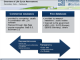 Click to View: 23. Overview of Life Cycle Assessment Secondary Data   Databases