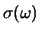 $\sigma(\omega)$