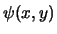 $\psi(x,y)$