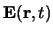 $\E(\r,t)$