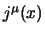 $j^\mu(x)$