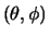 $(\theta,\phi)$