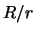 $R/r$