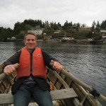 Bob rowing back to the labs after a visit to ferral Cat Town Bob rowing back to the labs after a visit to ferral Cat Town