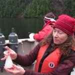 Kathy with anoxic water