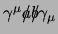 $\gamma^\mu \slash a \slash b \gamma_\mu$