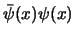 $\bar\psi(x) \to \bar\psi(x') S^{-1}$