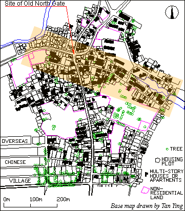Map of Bei Men Neighborhood