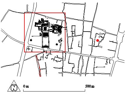 Map of Kai Yuan Temple Neighborhood