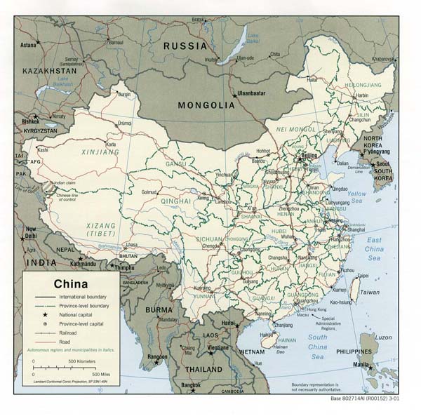china historical map