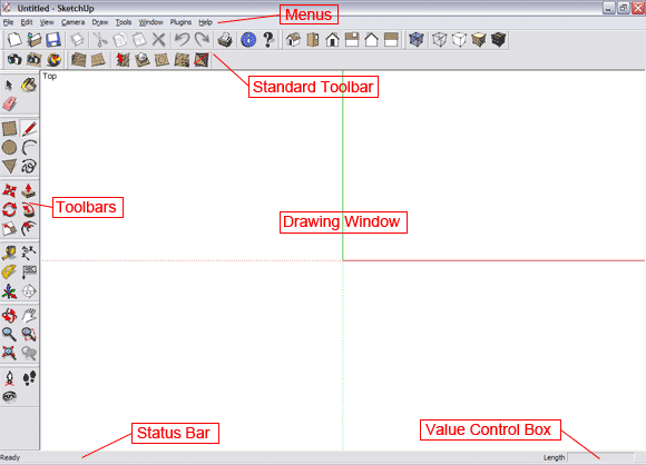 google sketchup toolbar