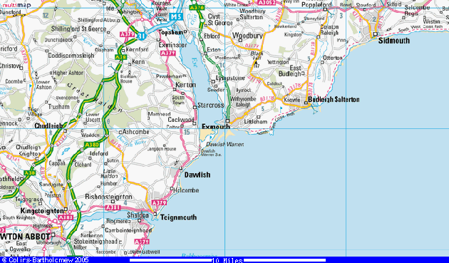 Map Of Exmouth Devon The Real Jurassic Park: Geology Field Course Along The South Coast Of  England (Tesc 417)