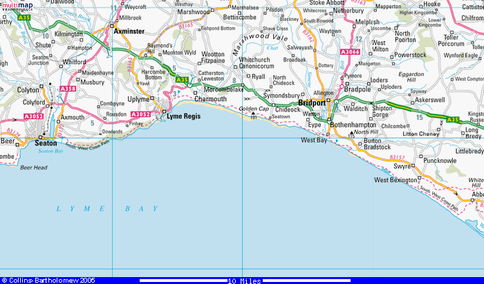 Map Of Dorset Coastline Showing Towns The Real Jurassic Park: Geology Field Course Along The South Coast Of  England (Tesc 417)