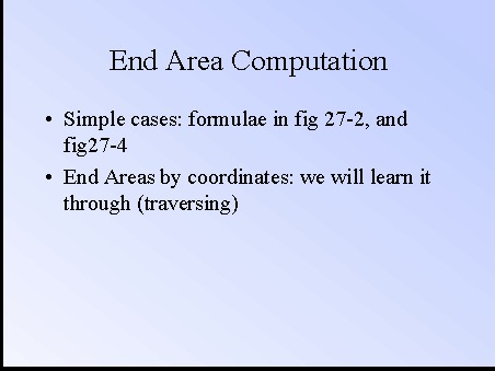 End Area Computation   Sld006 