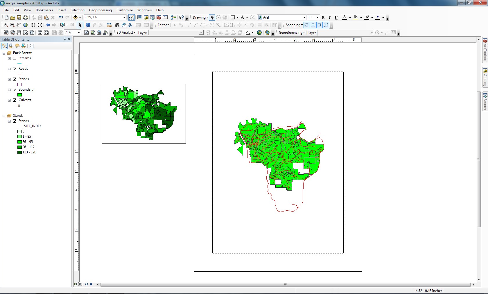 Using Arcmap