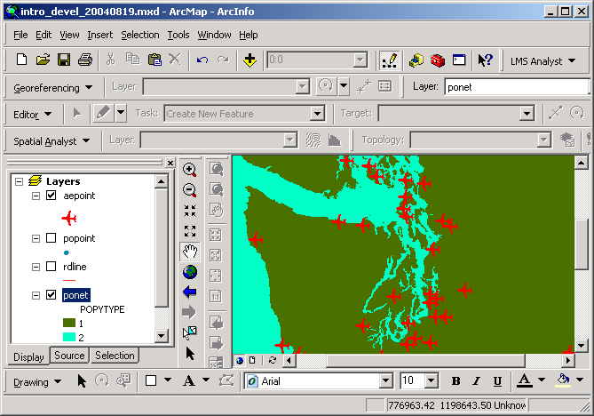 sampling entry data GIS The Model Data Spatial