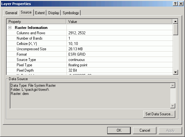 Forest-GIS » Como passar informações de um raster para um layer de