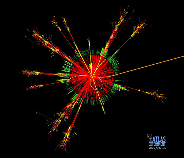 Simulated black hole production
    in the Atlas detector at LHC