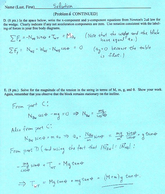 Final Exam phys121