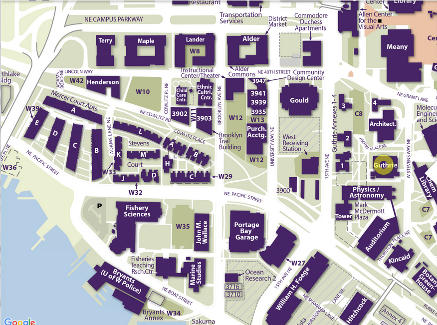 Guthrie Hall Map