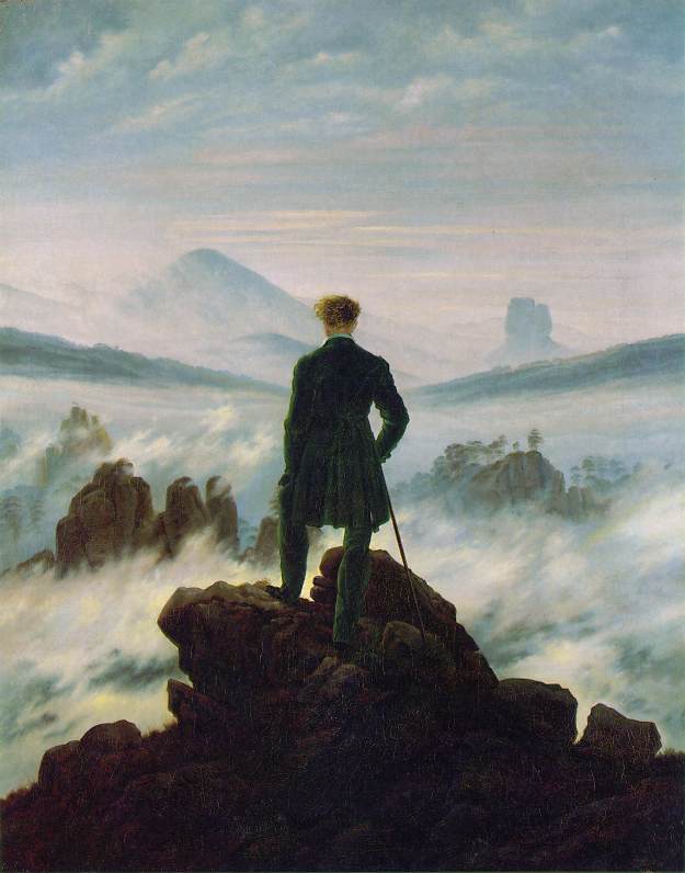 Caspar David Friedrich, Wanderer Above the Sea of Fog (c. 1818)